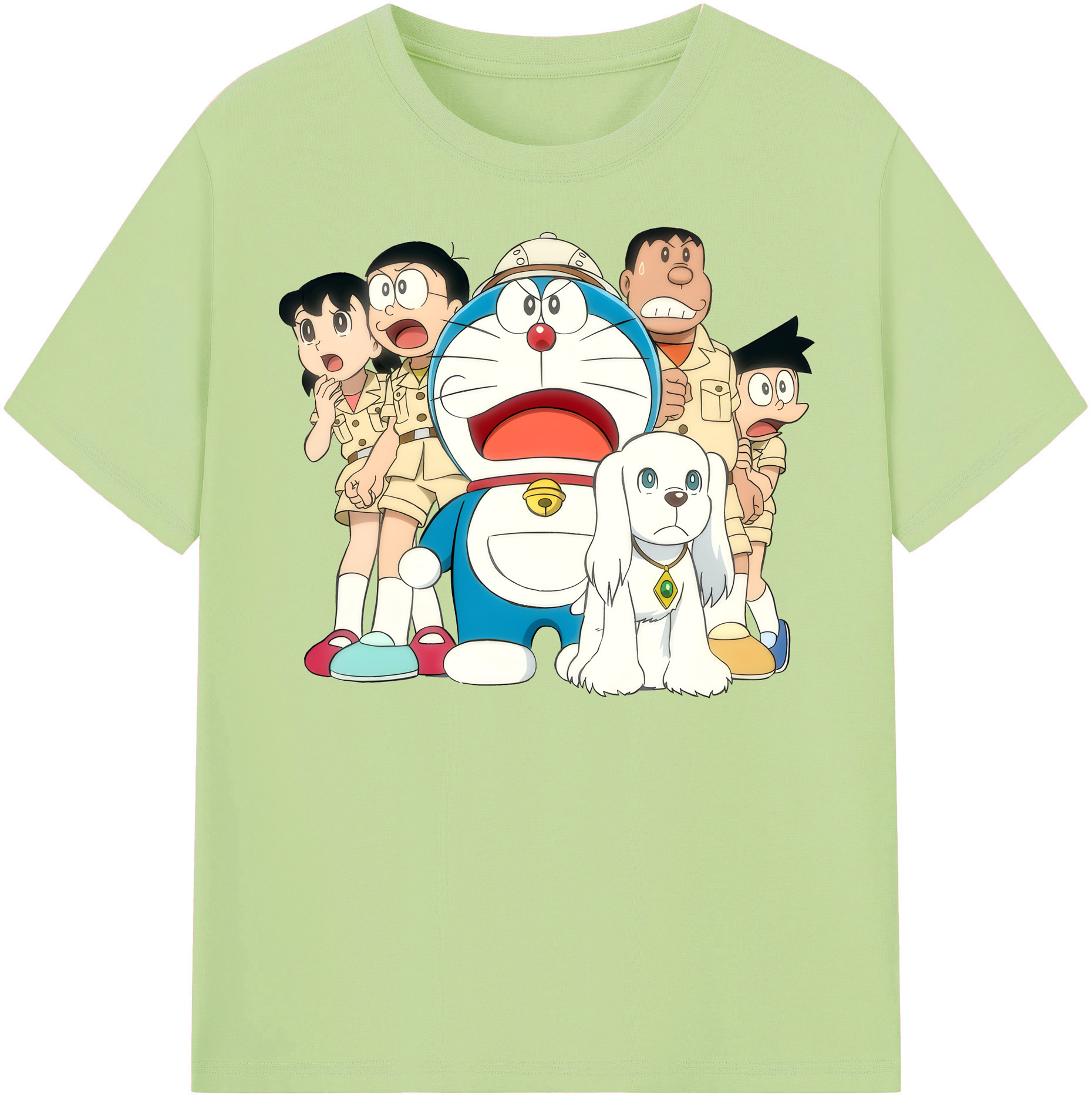（画像用） ドラえもん Doraemon 綿100％半袖Tシャツ（フロントプリント）